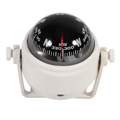 Multi-Purpose Waterdichte Kompas Zee Marine Bracket Mount Voyager Kompas Wandelen en Camping Past Boat Caravan Truck (Wit) Andere producten 3