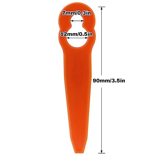 48 st Plastic Cutters Blades Vervanging voor Stihl PolyCut 2-2 4008 007 1000 Grassnijgereedschappen voor grasmaaiers