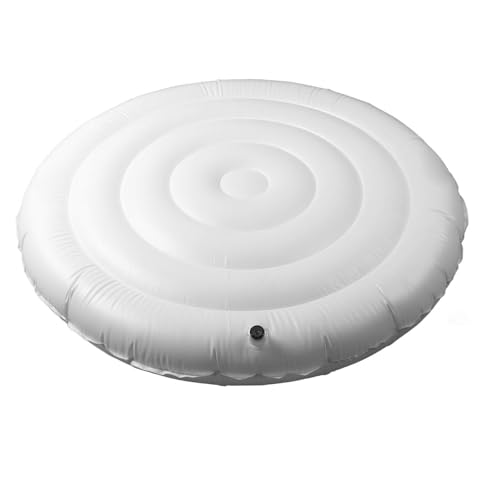 Ronde opblaasbare jacuzzi deksel Opvouwbare energie besparen deksel voor opblaasbare buiten hot tubs 4.5Ft