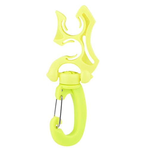 Scuba Slang Clamp Mares Regelbare Clip 304 Roestvrij stalen Pp Duiken Dubbele Bcd Slang houder Clip Regulator Bewaarer Gesp Haak voor Snorkelen (Blauw)