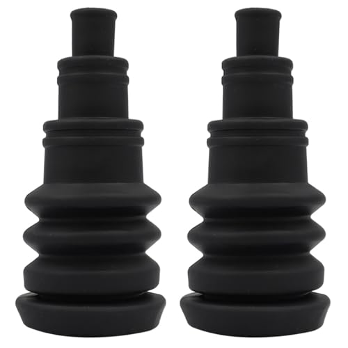 2-delige universele firewall boot pakket, kabelgaten, continue rubber caps voor motorvoertuigen, geschikt voor alle kabel diameters van 3/8 inch tot 1 inch, compatibel met elk voertuig