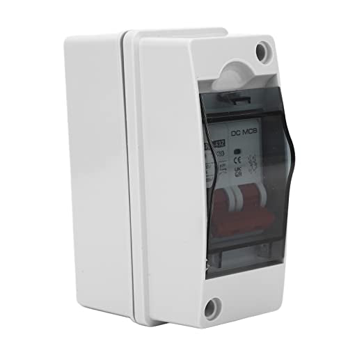 DC Circuit Breaker 2P 50A Miniature Isolator Switch IP65 Waterproof Solar Power PV 1000V voor 6 tot 8.7mm Diameter 7 tot 5 AWG-kabels 4