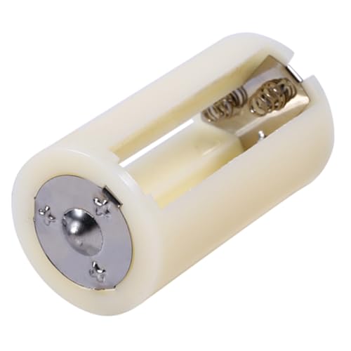 4 st Universal 3 AA tot D Maat Parallel Batterij Converter Adapter Houder Cases Wit