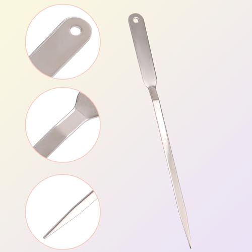 4 st Briefopener, Roestvrij staal briefopener envelop Cutter voor het verpakken van papier voor thuiskantoor en school (Zilver) 4