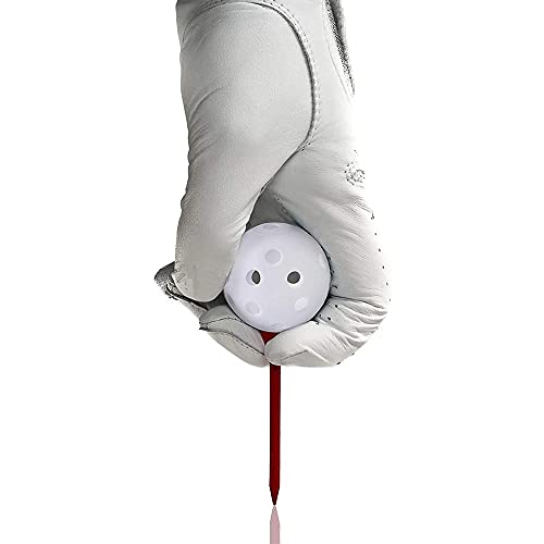 20 Pack Oefening Golfballen, Plastic Airflow Hollow Golfballen voor het besturen van bereik Swing Training Lichtgewicht Training Golfballen Binnenbuiten Gebruik 4