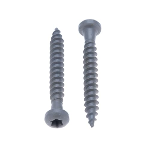 Houtschroefjes, 5mm x 50mm TORX, Semi-Round Head, C4 Corrosiebescherming, Zelfboren, Roestvrij staal, Gegalvaniseerd, voor buiten, Dekking, Scherm, Buitenhoutschroeven 5x50mm - Verpakking van 250 3