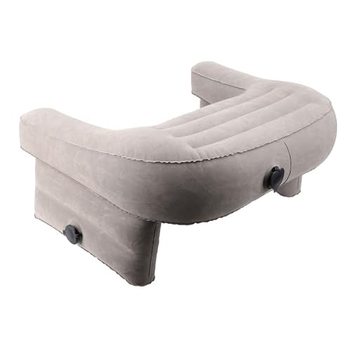 Opblaasbare Lap Pad, PVC Reading Pad voor Gaming, Portable Armrest Kussen Lap Reading Pad met 3 Opblaasbare Gaten voor Games, TV kijken 31.5 X 23.62 X 14.57 Inch