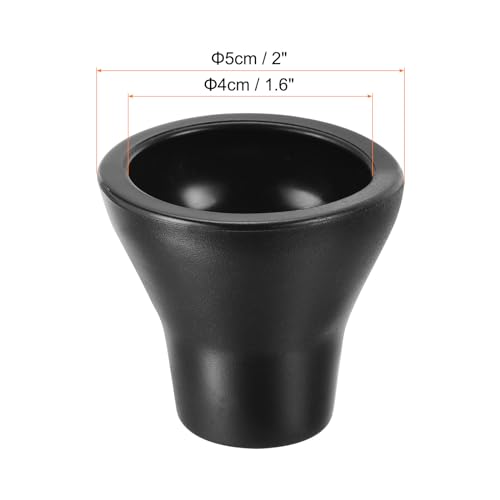 Golfbal Retriever Grabber, 2 Pack Putter Grip Zuig Cup Pickup terug Opslaan voor Picker Top Tube Handvat, Zwart