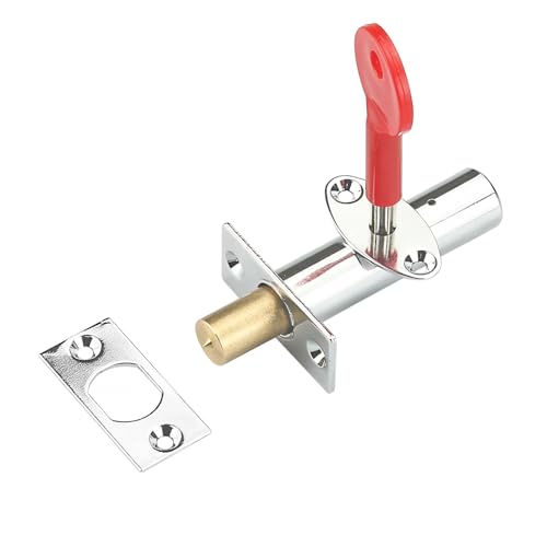 1PCS Door Security Rack Bolt, Mortice Deur Bolt met Star Wrench, Anti-diefstal deur slot Bolt, Security Mortice Rack Bolts, Dode Bolts voor Deuren Windows, 60mmx30m m 3