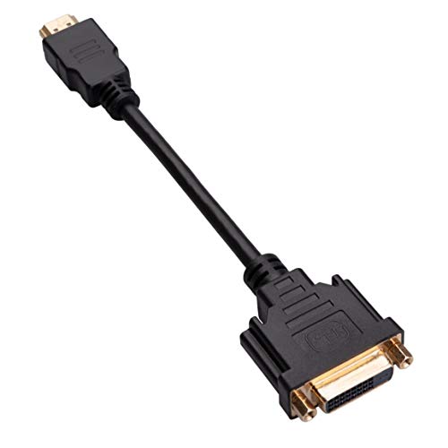 HDMI (M) naar DVI-D (F) Kabeladapter - DVI-D Dual Link 24+1 Female to HDMI Man - 1080P Full HD Converter 15cm