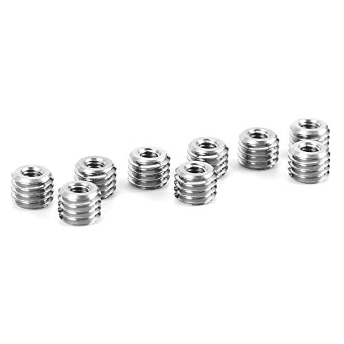 10 st. Man vrouw verminder noten vrouwelijke draad M4 X 0,7mm mannelijke draad M8 X 1,25mm draad invoegt roestvrij staal sluiting