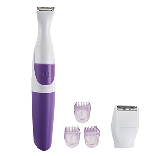 Elektrische Bikini Trimmer voor Vrouwen - 2 in 1 Haar en Lichaam Trimmer met 3 Comb Guides - Scheer voor Benen en Pubisch Haar