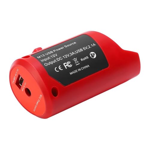 USB Oplaadadapter voor Milwaukee M12 Avec Port USB DC voor mobiele telefoon, tablet, stuurprogramma Waistcoat, kinderen 3