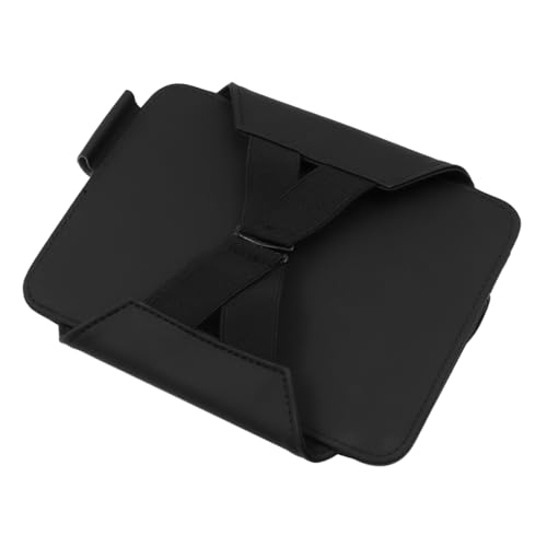 Sea Leather Zonnebril Houder voor Auto Zon Visor, Zonnebril Houder Klem voor Kaarten Licentie, Pen Glazen Document, Auto Zon Visor Opslag Organisator met magnetische sluiting, Zwart 3