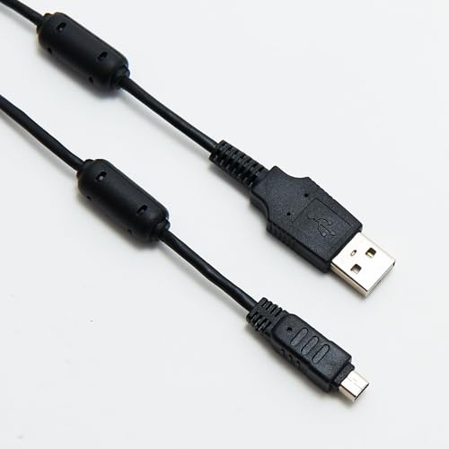 USB kabel plug data kabel compatibel met Olympus E-410 digitale camera's (USB5/6) 3