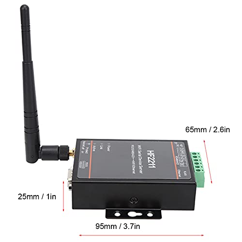 Serieel server RS232 / 485/422 naar WIFI Ethernet DTU Netwerk Communicatie 5-36VDC HF2211 4