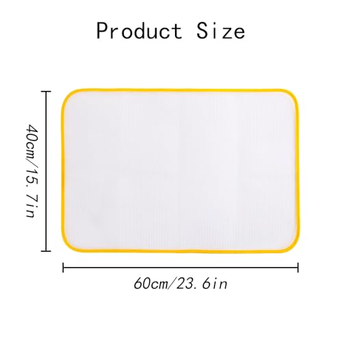 4 stuks hittebestendig Mesh strijkdoek, beschermende strijkdoek Tafelblad strijkkussen Mesh Stof Ijzeren Persdoek Bescherm Ijzer Delicate kleding Kleding Strijkijzer Ondersteuning (40x60cm)