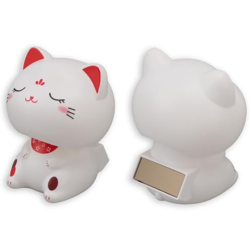 Fotosensitief standbeeld Lucky Cat Nodding Kat Chinees Lucky Cat Decoratie, Lucky Cat Japans Lucky Cat Car Bureau Decoratie (Type 2)