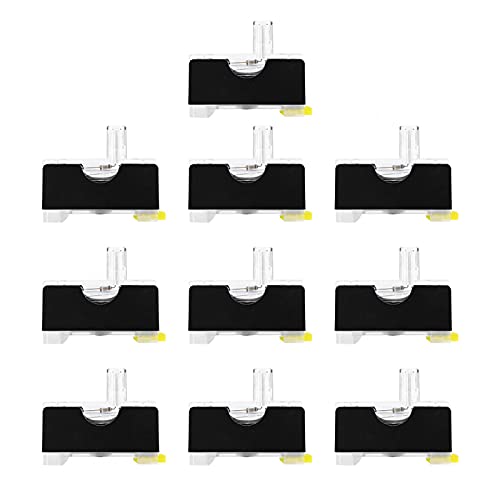 10 st zekering houder 35mm rail gemonteerde zekering houder met geïntegreerde 10A zekering 6x30