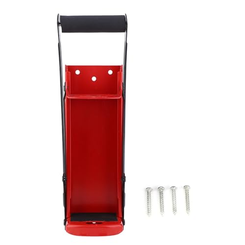 500ML Plastic Flespers Can Crusher Red Steel Rubber handvat Plastic flessenbussen Drank blikken Recycling Tool met Opener
