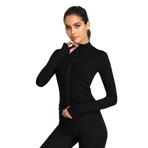 Vrouwen Running Jacket Gym Tops Sport Shirt Slim Fit ademend Activewear Fitness Training Yoga Crop Tops