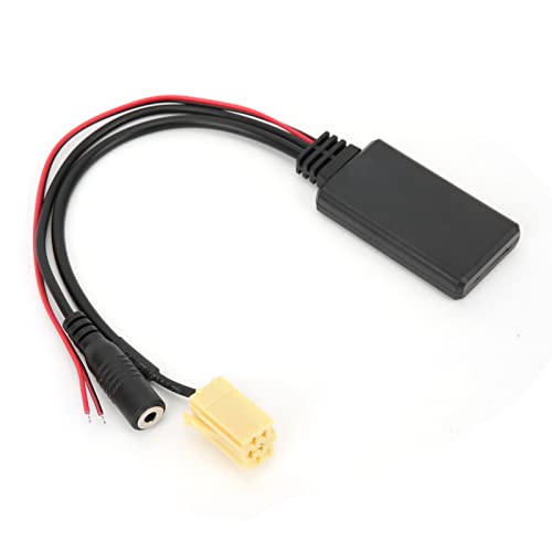 Bluetooth AUX Kabeladapter, Bluetooth 5.0 AUX met microfoon, Hands-Free, Vervanging voor 500/Grande Punto/Qubo/Fiorino 3