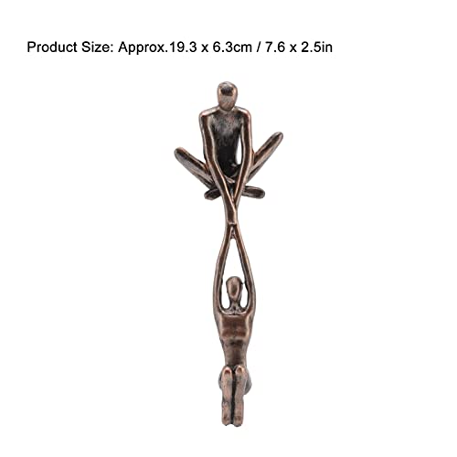 liefhebber sculptuur ornament, industriële abstracte kunst sculptuur paar harsen abstracte kunst standbeeld paar man tillen vrouw dansen beeldje 5