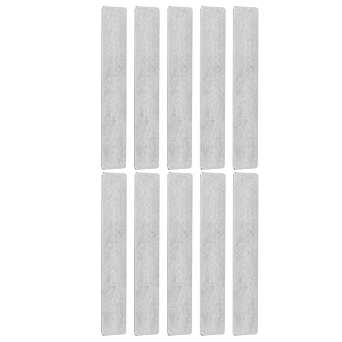 10Pcs Air Compressor Valve Plate, gietijzeren Rechthoekige Pump Accessoires, voor 51mm cilinder, Noodzakelijke Accessoires voor onderhoud, 10 X 47 mm