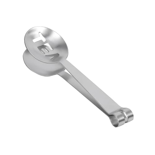 12CM Stainless Steel Tea Bag Tongs Squeezer Stainer Grip Thee Bag Stainer Clips Herb voor thuis keuken ambachtelijk gereedschap