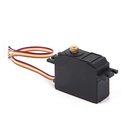 Wltoys 12428 Servo WLToys 1 10 12428 Servo Black Plastic Gear Servo Upgrade Onderdelen Sory Fit voor Wltoys 12428 12427 1 12 RC Car 5