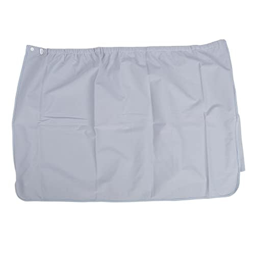 Draagbare incontinentie Beddengoed wasbaar, Herbruikbare katoenen luierrok Waterdichte incontinence matras Mats met rits voor volwassen ouderen (Dusty Blue) 5