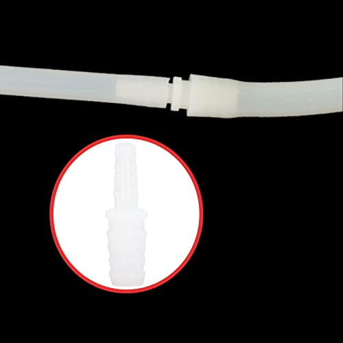 10Pcs Plastic slang passen, Pp Tube Connector Barb Reducer Joint Recht door Set Kit, Connector Adapter, Converter met draad (4 modellen optioneel)(6-10mm Conversion Head) 4