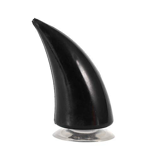 motorhelmhoorn, Motorfiets Helm Devil Demon Horn met Sucker Decoratie accessoires(zwart)