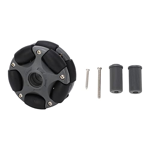 58mm Plastic Omni Wheel Dubbele Row Rotary Omni Directional Wiel met hub voor NXT en Motor, hoge laadcapaciteit