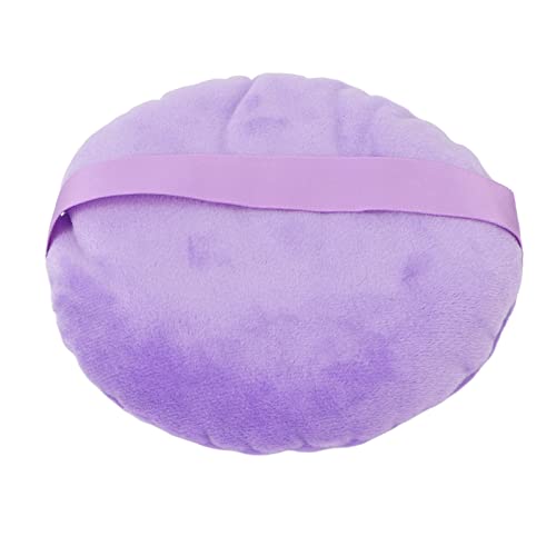 Powder Puff natte droge wasbare zachte zwaan naar beneden Ultra Large Ronde Losse Poeder Puff voor make-up (Paars) 4
