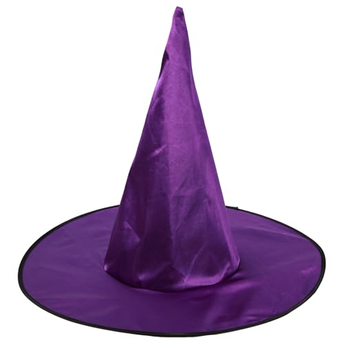 Witch Hat voor kinderen Cosplay Wizard Hat Decoratie Halloween Witch Hats Wizard Kostuum Halloween Party Accessoires (Paars)