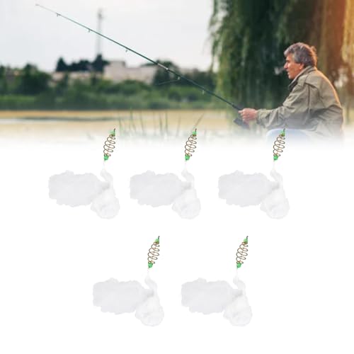 5 Mesh Nylon Gooien Visnet Lichtgewicht voor Vis, 5 stuks, Geschikt voor Zee, Rivier en Meer Vissen 3