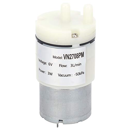 3Pcs DC 6V Mini Diaphragm Type luchtpompen Micro elektrische luchtpompen Micro vacuümmotor 3L/min 3W Ultra Silent voor Vissen Tanks Aquaria 5