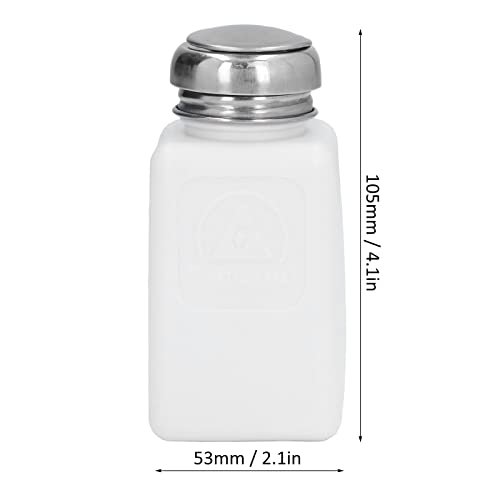 200ml Liquid Dispenser, HDPE en Roestvrij staal Solvent Dispenser, ESD Solvent Dispenser voor Release Acetone IPA Solvent Oil White