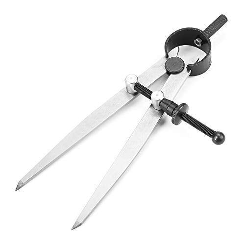 100mm Lederen Divider Spring Draaiende Scratch Craft Tool Verstelbare Lederen Craft Kompas DIY Naaigereedschappen 4