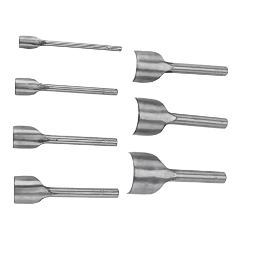 7 stuks lederen halve cirkelsnijder pons, lederen eindsnijder voor thuisleer, naaien handwerk riem riem DIY handwerk project