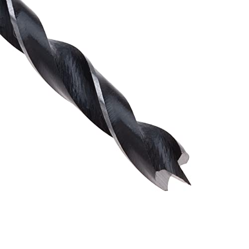4mm x 300mm Extra Long Drill Bit (zak van 5) Sharp Centering Brad-Point en Twisted Spiraal bits voor het boren in hout, plastic, rubber, DIY - gemaakt van koolstofstaal metaal