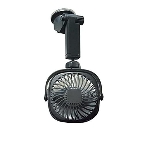 Auto Ventilator met Zuigbeker USB Oplaadbare Wand Ventilator Persoonlijke USB Ventilator met 360 graden rotatie Portable Fan Mini Oplaadbare Ventilator voor thuis, kantoor, rijden