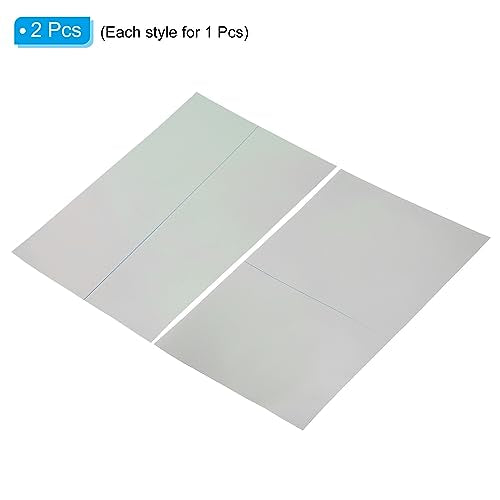 20x30cm Polarised Film Sheets, 2 Pieces Self-Adhesive Polariseren Filter Linear Polariseren Filter voor Scherm Fotografie Verlichting, 0/90 Degree 3