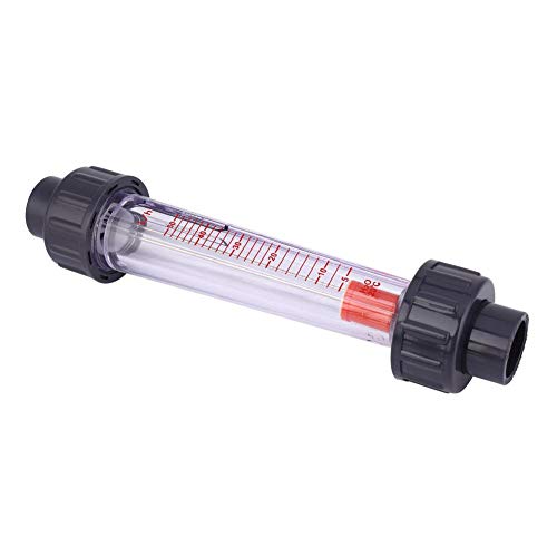 LZB-15(D)Rotameter Waterstroommeter Materiaal glas Roestvrij staal Kunststof Transparante Pijpleiding Flow Meter Liquid Flow Rate Gauge(5-50ml/H)