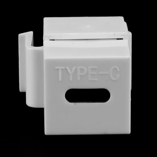TYPE-C Vrouw aan Vrouwelijke Adapter Module 20x28,5mm PC vlamvertragende White High Speed Data Transfer Charging Connector voor USB-C Laptops Telefoons Chargers 4
