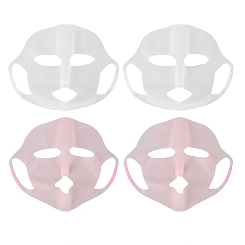 Siliconen Gezicht Masker, Wasbaar Gezicht Masker Houder, Siliconen Gezicht Masker Moisturizing Gezicht Masker Hoes Siliconen Gezicht Masker Houder voor Blad Maskers