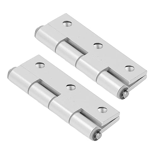 Flat Singe, 2 stuks Verdikt aluminium platte scharnieren aluminium vouwen scharnier met hars Bushing Axle, scharnieren