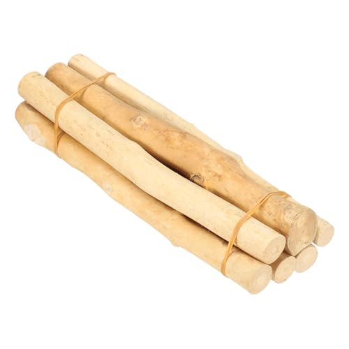 6 stuks 30 cm hoge houtstokjes, 1,8-2,8 cm in diameter natuurlijkhout ambachtelijke stokjes, droogdhout stokjes hoeten taken voor doe-het-zelf ambachten accessoire decor foto