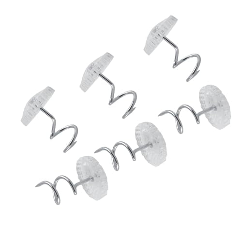 30/50 Stuks Twist Pins met Transparante Hoofden voor Stoffering, Beschermende Hoezen en Foot Strips Naaien, Sofa Stoel, Bank, Sky, Losse Gordijnen Handwerk 50Stuks 3